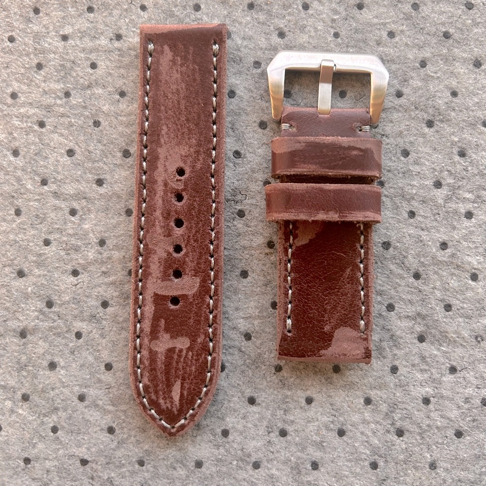 Handmade Luxury Watch Strap Band for Panerai 26mm  Pre-V Buckle Included